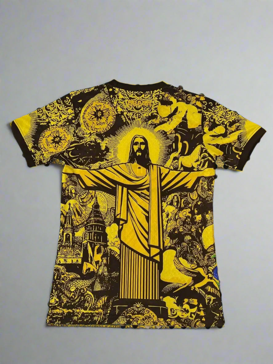 Brazil 24-25 Jesus Edition Dark Yellow (PLAYER)