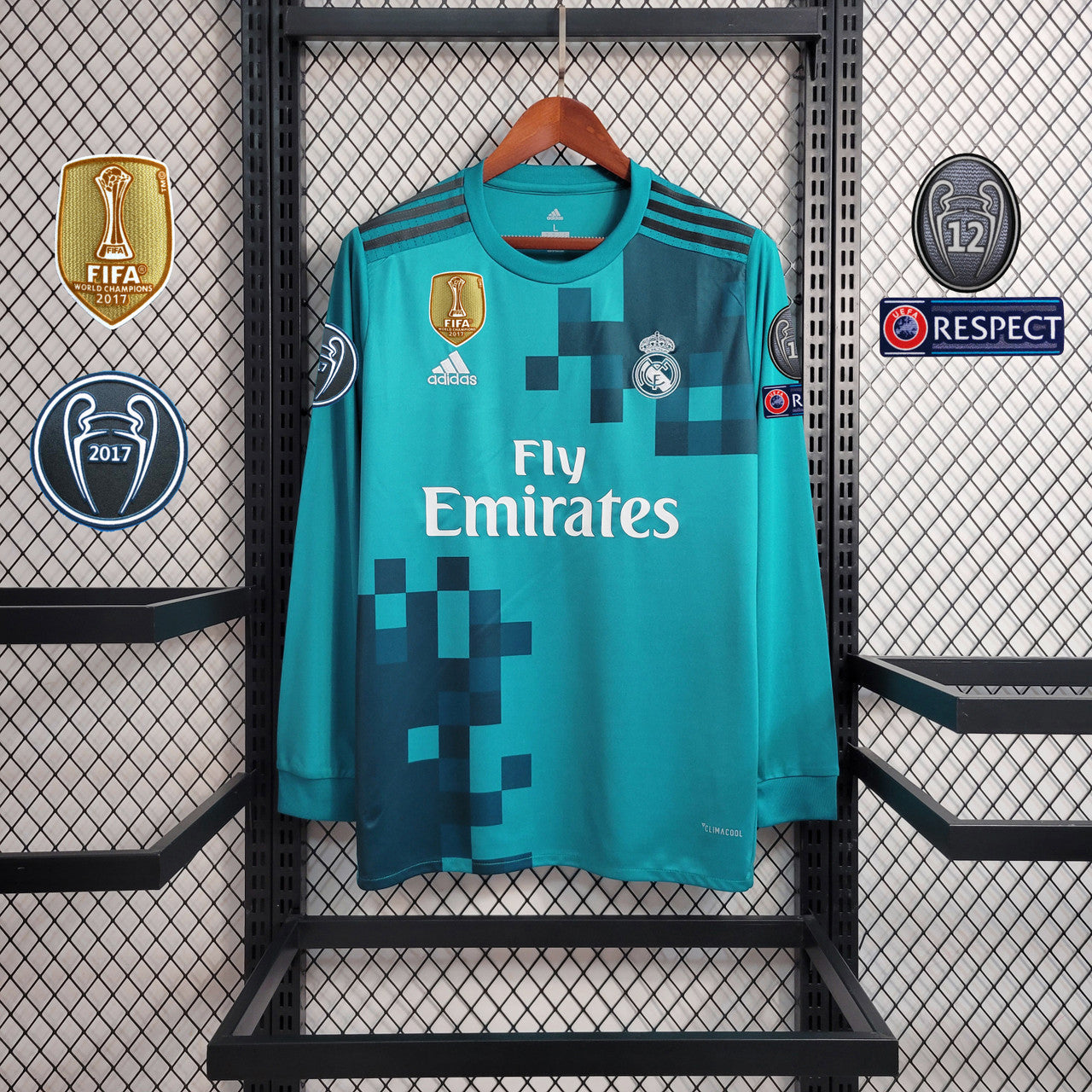 Real Madrid 17-18 Third Long Sleeve Away (RETRO)