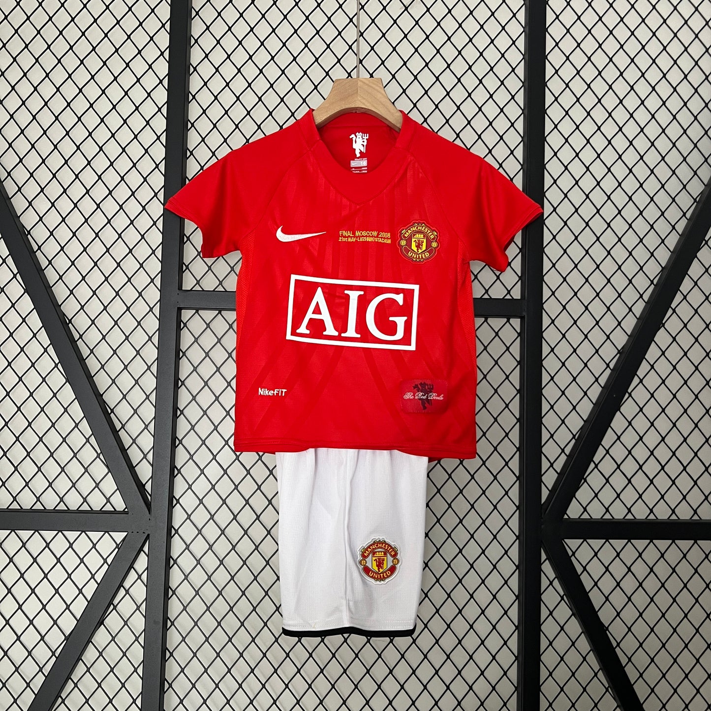 Manchester United 07-08 Home UCL FINAL (KIDS RETRO)