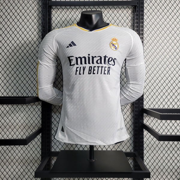 Real Madrid Home 13/14 Long Sleeve Jersey